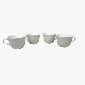 Corelle Livingware Vintage Winter Frost White Coffee Cups-Set of 4